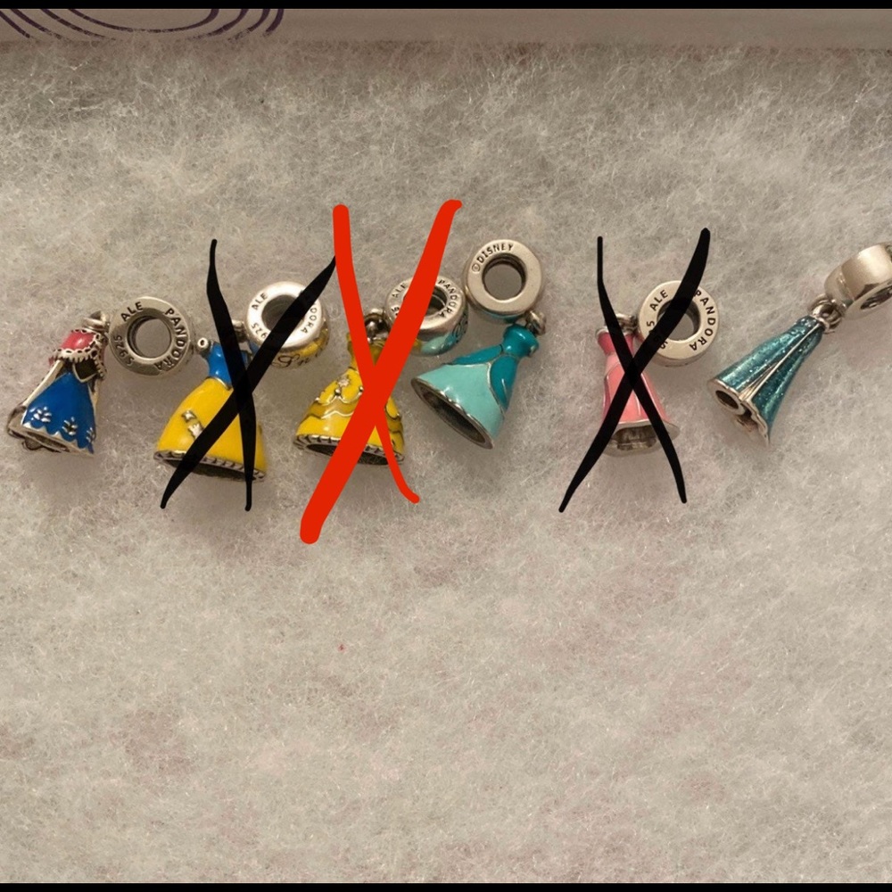 Disney Princess Pandora Dress Charms